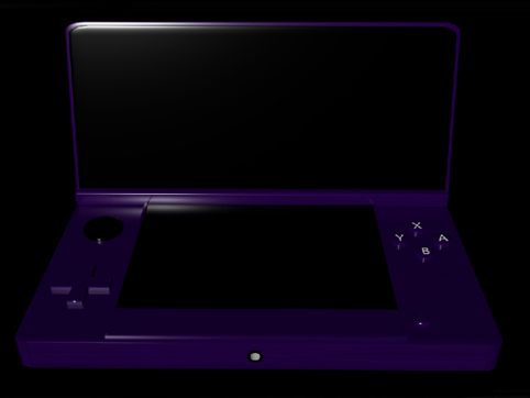 3D Model Render: Nintendo 3DS [Stage 2]