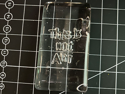 Glass - Refined State, Rigid Plasticity, Used as Decor