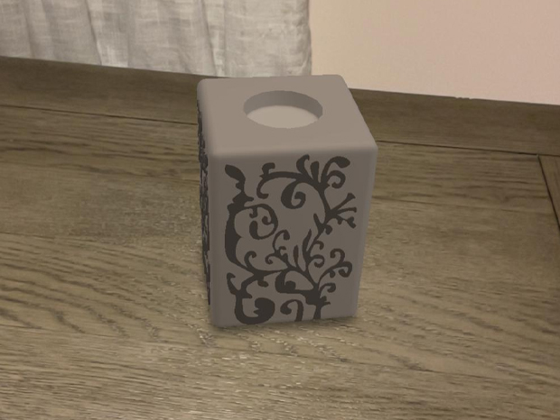 Candle Holder Model Adobe Aero