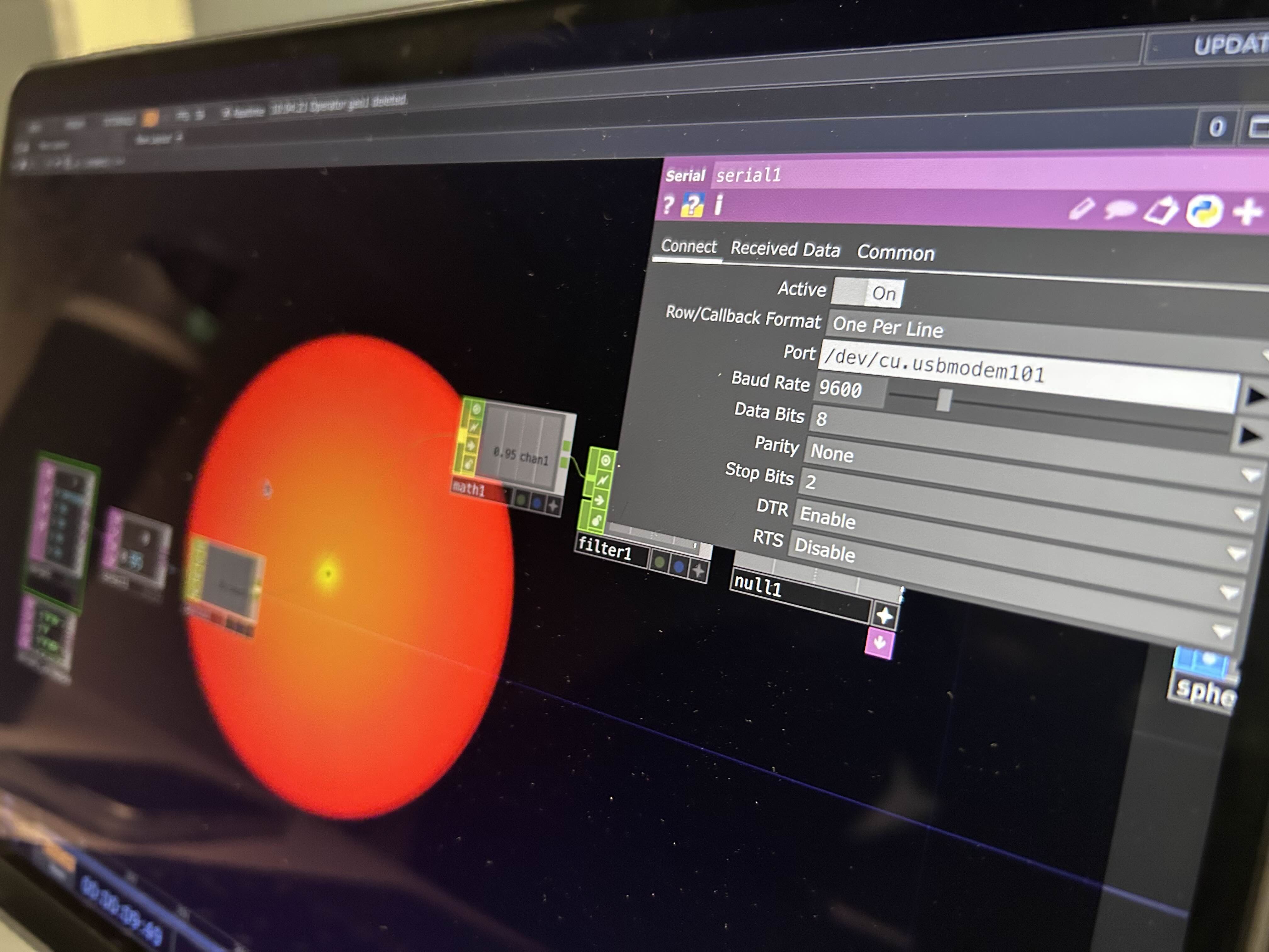 Connecting Arduino to Touch Designer