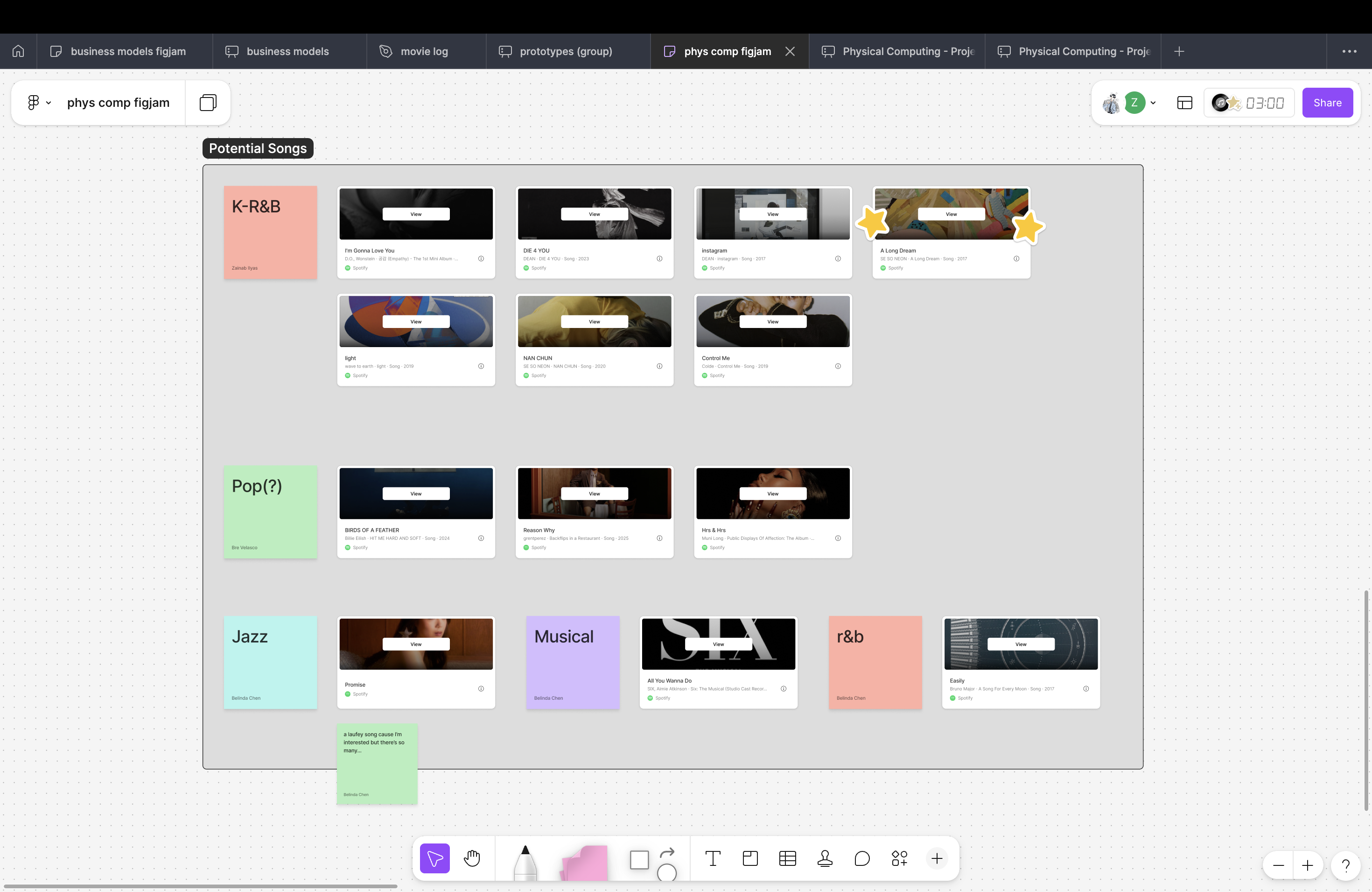 After conversing with the two performers of the group, we ultimately chose ‘A Long Dream’ by SE SO NEON as our performance song.